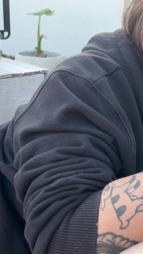 Caution! the Neighbors Might Be Watching... but I Want to Suck Your Cock Now!