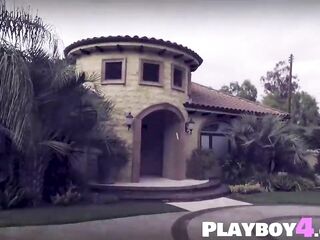 Lovely sweethearts washed blue Corvette Stingray and honeys looked so hot and sexy