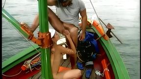 jennifer singer gives blowjob on sailboat mast
