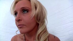 Pierced blonde with tattoos gets banged in her pussy
