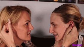 Lesbian Ear Pulling - HD MP4