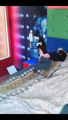 Stepson Fucks His Stepmother Under the Sheets, and the Cuckold Doesn't Notice.
