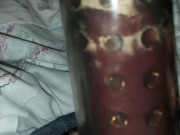 Penis pumping till it hurts