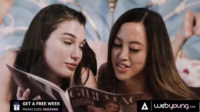 Petite Alexia Anders’ Fear Of Dark Sparks Reassuring Lesbian Scissoring With Her New Bestie Lily Lou