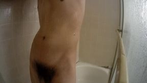 Boy Showering After Gym Workout