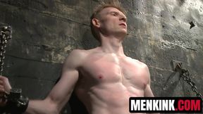 Straight jock Rob Yaeger subjected to water torment and extreme flogging