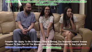 Doctor Tampa Examines Sisters Aria Nicole &amp; Angel Santana Side By Side For Their 1st Gyno Exam EVER!