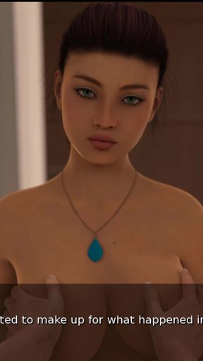 Summer with Mia - She have amazing breast - got a handjob blowjob outside