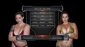 Bella Rossi Vs Mistress Kara Female Wrestling