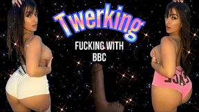 Hot big ass latina humping her pillow twering and riding on her BBC TRY NOT TO CUM