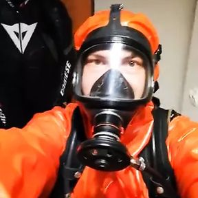 Drager Workmaster Hazmat suit with SCBA