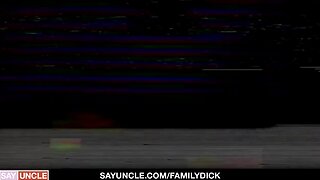 Stepdaddy drilling his lovely stepson