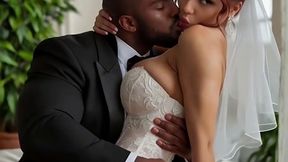 ruby dream — garden wedding ceremony [ai generated] interracial gangbang, rimjob, rimming, bbc
