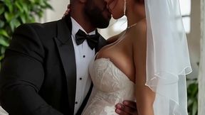 ruby dream — garden wedding ceremony [ai generated] interracial gangbang, rimjob, rimming, bbc