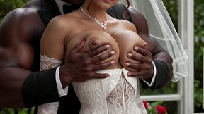 ruby dream — garden wedding ceremony [ai generated] interracial gangbang, rimjob, rimming, bbc