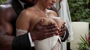 ruby dream — garden wedding ceremony [ai generated] interracial gangbang, rimjob, rimming, bbc