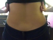 rising top. lower back