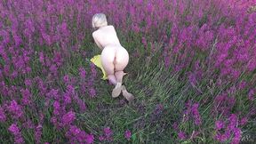 ”19yo Braided Nymph Nova Gets Fully Naked Outdoors!”