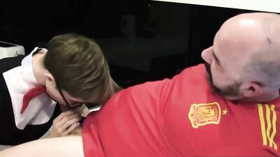 Kaala Sucks Jaxons Thick Rod and drains his boner with her mouth