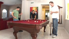 sandra romain takes double anal gangbang from four guys