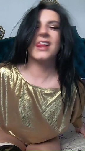 Sexy Boots, Shiny Clothing and Ass Twerking- Great Orgasm-control with My Special Toy Ep 242