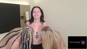 a blonde, a goth and a scottish slut