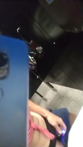 Sonny's Bbq smokin weed and touching myself in restroom