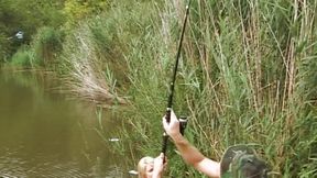 A Stunning Looking German Blonde Gets Banged Near the Lake