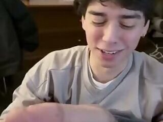 Chris stone sucking an enormous cock