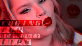 Edging For Red Pouty Lips