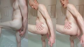 lanatuls - russian anal slut and whore. mancunt anal masturbation and fucking with glass dildo