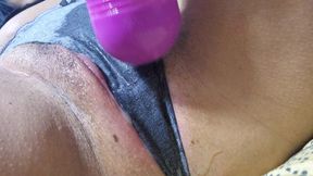 Dirty Slut Gets Wet in Her Skintight Panties