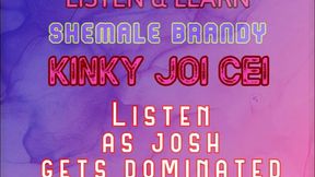 listen & learn series kinky joi cei with josh voice by shemale brandy