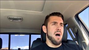 Man Masturbating In Car