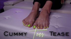 Cummy Toes Tease