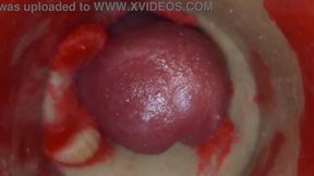 Amateur babe takes a big cock deep inside her without leaving any sperm's trace