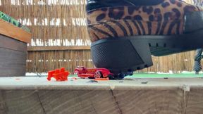 Two cars, two kinds of shoeswmv