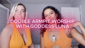 Double Armpit Worship With Goddess Luna