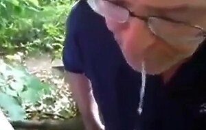 Outdoor Fun: Blowjob and Cum with a Sexy Man