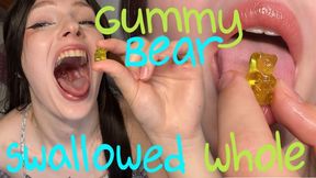 Giantess mouth - Gummy bear's fate