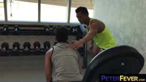 PETERFEVER Gym Buddies Shen Powers And Levy Foxx Raw Fuck