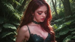 sexy redhead girl wants to fuck in the forest.[ai]