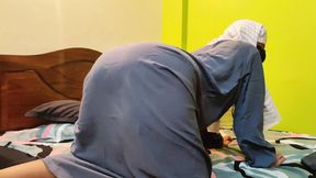 Malaysian Hijab Girl with Brother-in-law Fucked Very Hard in Doggystyle