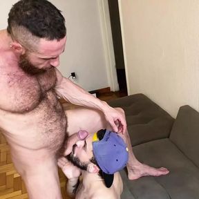 Hot muscular daddy fucked me hard bareback - promo video