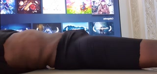 Hot Ebony got real crazy(real orgasm) extremely horny slut