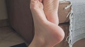 Caught licking your stepmom's soles!