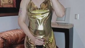 Trans girl smokes while masturbating