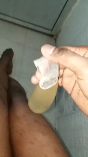 Piss in Condom Then Trying It