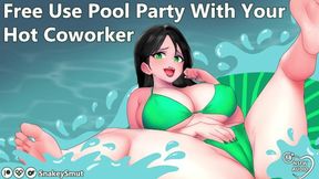 Pool Fun with Sexy Colleague [Audio Porn] [Desiring Your Dick&#x1F32D;]
