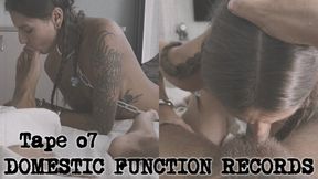 DOMESTIC FUNCTION RECORDS | Tape 07: Chained & Useful. Monthly Privilege - His Cock